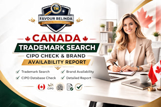 perform canada trademark search cipo check and brand report