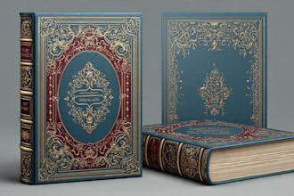 create illustrated fairytale book cover