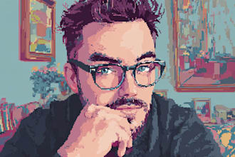 turn yourself a amazing pixel art avatar portrait