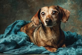 paint a portrait for your pet, any animal