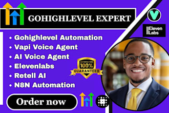 build ai receptionist vapi retell ai voice calling agent 11labs n8n ghl workflow