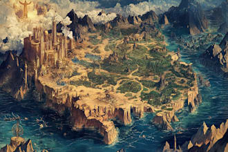 draw custom 2d game map fantasy board game