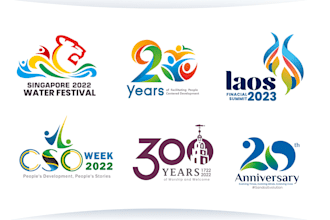 design anniversary company, birthday, event, olimpic logo