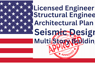 licensed structural engineer for seismic multi story stamp in oregon, ca, nv, ak