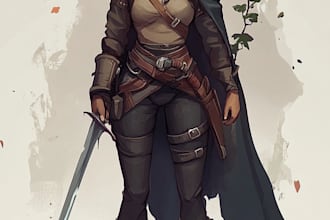 draw your rpg game character design