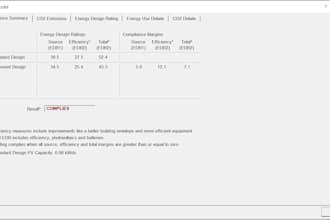 do rescheck for energy compliance for permit