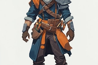 draw 2d game character or 2d game character