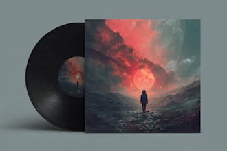 create a unique album cover design