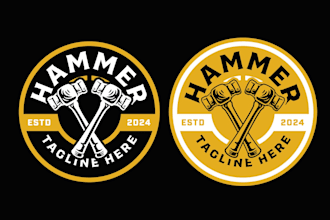 design constructions, home repair logo and symbol