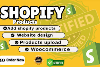 do SEO optimized shopify product listing and bulk product upload