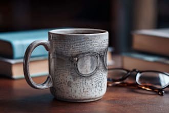 create fantastic coffee mug design, tumbler, mugs design