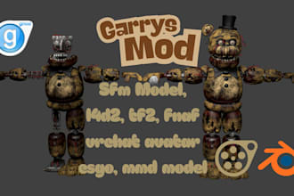 port model as playermodel as garrys mod l4d3 fnaf gmod csgo tf2 warudo cs2 mmd