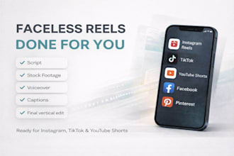 create faceless reels with script voiceover and captions