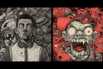 design your album cover or cartoon album cover artwork