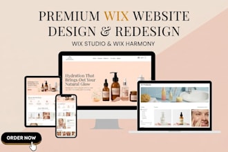 design or redesign a premium wix website or wix studio store