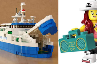 design 3d lego design set, moc, lego technic bike, car, ship, with instruction