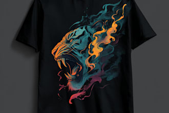design a creative graphic t shirt design