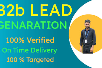 do b2b lead and linkedin lead gen for email list building