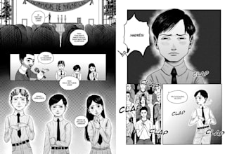 draw a manga page