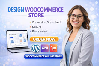 create online store, ecommerce website using woocommerce
