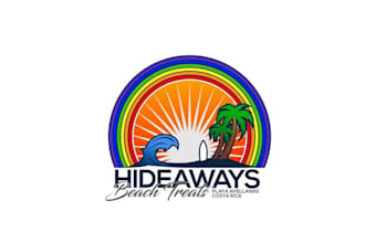 create a magnificent surf beach logo for new cafe eatery