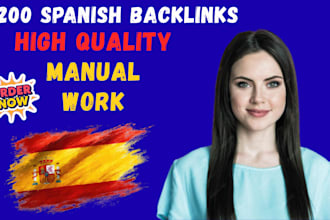 200 high quality spanish backlinks manually for SEO ranking