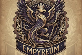 design a bold and majestic empire logo for your brand