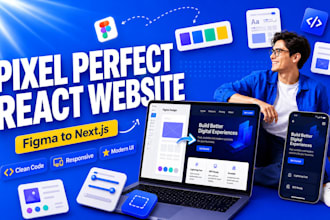 convert figma to nextjs react pixel perfect website