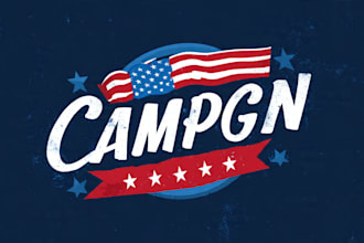 create a political logo design or campaign flyer
