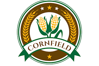 design a luxury corn logo with unlimited revision