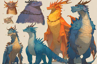 draw your dragon illustration