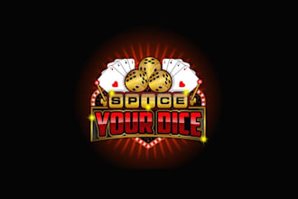 do design elegant poker logo and poker chip design