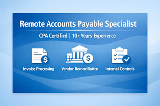 manage your accounts payable and vendor payments professionally