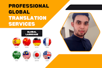 be your professional multi language translator in 24 hours