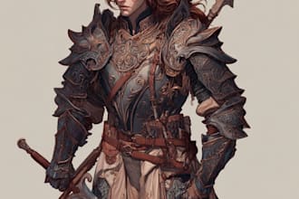 dnd character art and dnd character art