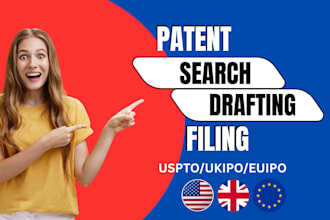 search draft and file utility provisional non provisional patent for your idea