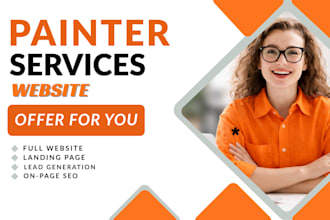 design a responsive painter services website