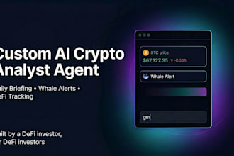 build a custom ai crypto analyst agent for your portfolio