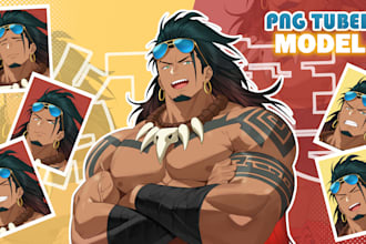 design a unique and eye catching pngtuber avatar