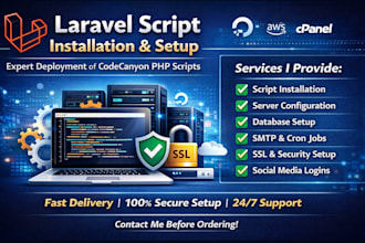 install and setup any codecanyon PHP script