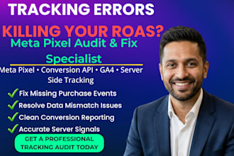 audit and fix meta pixel, conversion API and ga4 tracking
