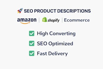 write SEO product descriptions using ai for ecommerce stores