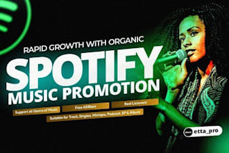 do usa spotify music promotion, usa spotify music channel,