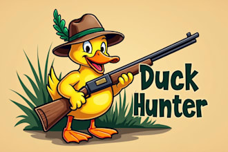make different duck hunter logo just in 12 hours