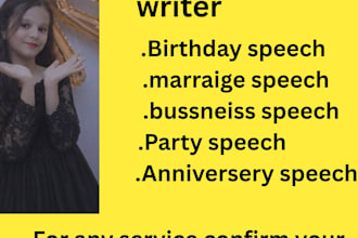 engaging speeches for any occasion, speechwriting services