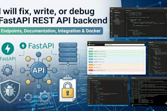 build or fix fastapi rest API backend