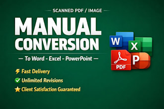 convert PDF to excel, word or powerpoint accurately and fast