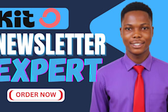setup convertkit newsletter kit landing page convertkit email newsletter expert