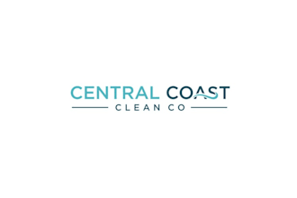 design premium modern growing coastal cleaning brand logo