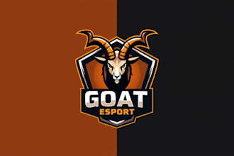 design high quality goat head logo with express delivery